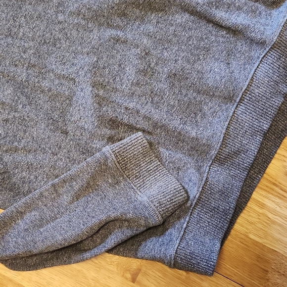 Tasso Elba gray Shawl collar sweater sz L - Picture 3 of 3